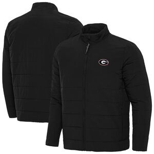 Women’s Puffer Jacket Size Small Black University Georgia Jacket